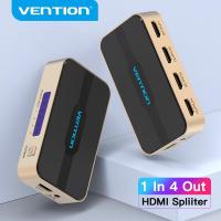 ราคา Vention HDMI Splitter 1 in 4 out /1 in 2 out Powered HDMI Video Splitter รองรับ 4K*2K 3D 1080P สําหรับ PS4 เครื่องเล่น Blu-Ray (28303147369)