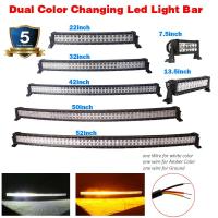ราคา 14" 22'' 32'' 42'' 52'' Inch Led Work Light Bar Fog Driving Off-road Amber &amp; Wh (15093553923)