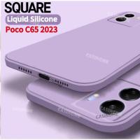 ราคา เคสซิลิโคนนิ่ม ทรงสี่เหลี่ยม กันกระแทก สําหรับ Poco C65 2023 Poco C65 C 65 65C PocoC65 2023 (24701840499)