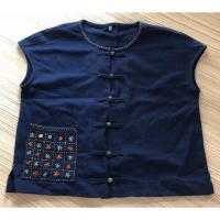 ราคา เสื้อม่อฮ่อมผู้หญิงแขนกุด (4020958248)