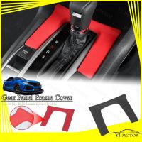 ราคา สําหรับ 2016 - 2021 Honda Civic FC FK แผงเกียร์ 10th Civic เกียร์ Shift U รูปร่างกรอบ ABS Faux Fur Suede ฝาครอบ (26980598486)