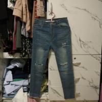 ราคา ส่งต่อกางเกงยีนส์ ผ้ายืด สกินนี่ ขาดเข่า (6715191691)