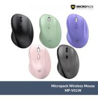 ราคา WIRELESS MOUSE (เมาส์ไร้สาย) MICROPACK OPTICAL WIRELESS MOUSE MP-V01W ของแท้ (25560726026)