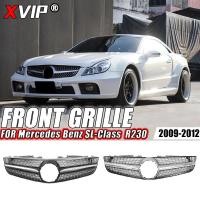 ราคา XPVIP Chrome Silver GTR สไตล์ด้านหน้า Racing Grille สําหรับ Mercedes Benz SL-Class R230 2009-12 SL500 SL550 SL63 SL65 AMG Grille (40180306908)
