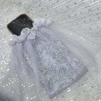ราคา กระเป๋าผ้าสำหรับใส่มือถือ ใส่แว่นตา ใส่ของใช้ทั่วไป ออกงานต่างๆได้ สีเทาเงิน A2 (19341550506)