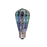 ราคา หลอด LED Firework (ST64) ขั้วเกลียว E27 3W (40569988104)