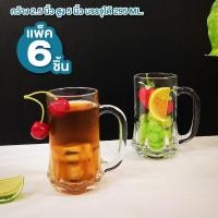 ราคา แก้ว แก้วเหล้า แก้วเบียร์ ขนาด 295 ml. สูง 5 นิ้ว กว้าง 2.5 นิ้ว แพ็ค 6 ใบ แก้วยกโหล แก้วใส แก้วเหล้าสวยๆ (25688704013)