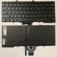 ราคา US Layout แป้นพิมพ์แล็ปท็อปสําหรับ Dell Latitude 7400 E7400 L3400 5400 ไม่มีจุดพร้อม backlit Black (56257998956)