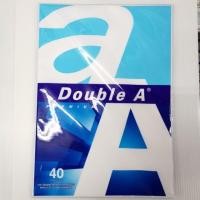 ราคา กระดาษถ่่ายเอกสาร กระดาษ Double A A4 ชุด 40 แผ่น (1941361658)