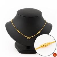 ราคา LSW สร้อยคอทองคำแท้ 2 สลึง (7.58 กรัม) ลายซีตรองมัดข้างประคำมีนา ND-62 (3937667381)