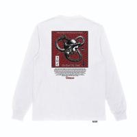 ราคา Troy Company เสื้อยืดสีขาวแขนยาวผู้ชาย - ตํานานเมดูซ่าเสื้อยืดแขนยาวสีขาว LSD 2827 (45206574009)