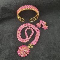 ราคา ชุดสร้อยคอกำไลแหวนต่างหูทับทิมเจียระไน (45053718578)