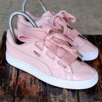 ราคา Puma Basket Heart Patent พูม่า หนังแก้วเชือกใหญ่ แท้100% (4676777628)