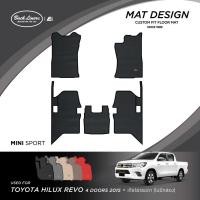 ราคา พรมปูพื้นรถยนต์เข้ารูปสำหรับ Toyota Hilux Revo รุ่น4 ประตู (เกียร์ธรรมดา & ไม่มีกล่อง) ปี2015-2025 (21302405094)