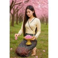 ราคา ชุดเซ็ทสาวไตย(ไทยใหญ่)ตัดเย็บสำเร็จพร้อมใส่สินค้าตรงปกพร้อมส่งทั่วไทยค่ะ (23920358341)