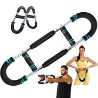 ราคา อุปกรณ์ฝึกกล้ามเนื้อ-arm trainer ปรับน้ำหนักได้ 60-100lbs, พกพาสะดวกสำหรับออกกำลังกายทั้งที่บ้านและโรงยิม (54257854413)