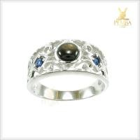 ราคา แหวน Black Star Sapphire ฉลุลายเก๋ๆ เสริมเสน่ห์บนนิ้ว แหวนพลอยแท้ (6077707270)