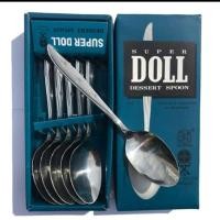 ราคา SUPER DOLL STAINLESS SPOON/STAINLESS STEEL SPOON THICK SPOON (41925452669)