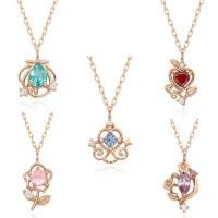 ราคา สร้อยคอเจ้าหญิงดิสนีย์ชุบทอง 18K Rose Gold (41262427176)