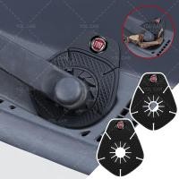 ราคา 1/2pcs รถด้านหน้า Wiper ปกป้อง Guards รถ Wiper Hole PVC สําหรับ Fiat 500 500L 500X 124 Bravo Freemont Panda Punto (57008637067)
