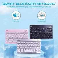 ราคา ของแท้100% OKER UK45 คียบอร์ด บูลทูธ คีย์บอร์ดไร้สาย SMART BLUETOOTH KEYBOARD (24033643845)