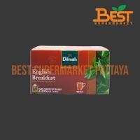 ราคา ดิลมา ชาผง อิงลิช เบรกฟาสต์ 25 ซอง x 2 กรัม. Dilmah English Breakfast.25 bags x 2 g. (27337232692)