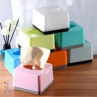 ราคา ที่ใส่ผ้าเช็ดปาก INNICE, กล่องทิชชู่สีทึบทรงสี่เหลี่ยม, กล่องกระดาษเช็ดมือพลาสติกทนทานสําหรับใช้ในบ้าน (45608421013)