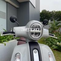 ราคา Yamaha Fazzio mini black classy Mirror / Round Mirror / Classic Mirror / Yamaha Fazzio fino Mirror (49959039453)