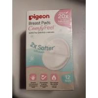 ราคา Pigeon พีเจ้น แผ่นซับน้ำนม รุ่นสัมผัสนุ่ม เบาสบายผิว (Breast Pad Comfy Feel) 12 ชิ้น  (25986153547)