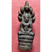 ราคา พระนาคปรกหล่อโบราณเนื้อทองเหลืองผสม หลวงพ่อแฉ่ง วัดบางพัง (วัดศรีรัตนาราม) จ.นนทบุรี (53709911428)