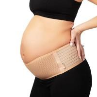 ราคา AZMED Maternity Belt Back Support - Adjustable Abdominal Binder for Pregnancy - Belly Band for Pelvic, Waist &amp; Lower Back Comfort - Fits Up to 46 Inches - Beige (45209614807)
