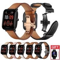 ราคา สายนาฬิกาข้อมือหนัง แบบเปลี่ยน สําหรับ Xiaomi Huami Amazfit Bip U Pro GTS 3 Bip S Lite GTS 2 Mini GTR 42mm (13438551657)