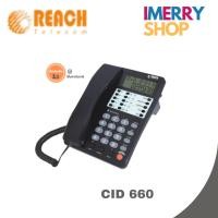 ราคา Reach โทรศัพท์บ้าน ยี่ห้อ รีช รุ่น CID 660 (50452033527)