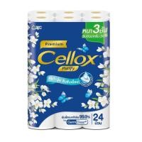 ราคา เซลล็อกซ์ กระดาษทิชชู พิวริฟาย อัลตร้าซอฟท์ 24 ม้วน CELLOX TISSUE PURIFY PREMIUM 24 ROLLS. (28481898547)