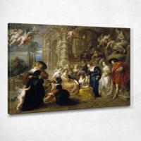 ราคา The Garden Of Love Peter Paul Rubens, ppr243 ภาพพิมพ์บนผ้าใบแคนวาส (26484761464)