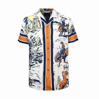ราคา Hybrid Shirt Men ไฮบริดเสื้อเชิ๊ตผู้ชายแขนสั้น เสีครีม (cream) MSS-458CR เสื้อฮาวาย เสื้อเชิ้ตแขนสั้น (40313936887)