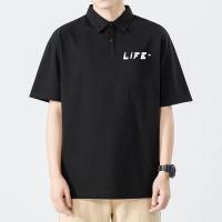 ราคา เสื้อ​คอปก​ เสื้อ​โปโล เสื้อแขนสั้น ผ้าดีสวมใส่สบาย T83 (28805246117)