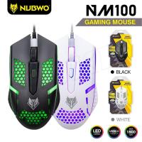 ราคา พร้อมส่ง เมาส์เกมมิ่ง Nubwo รุ่น NM-100 เม้า Gaming Macro Mouse เมาส์ มาโคร LED (29530866879)