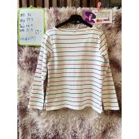 ราคา uniqlo เสื้อแขนยาวสีขาวลายขวาง (24209156333)