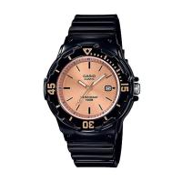 ราคา Casio Standard นาฬิกาข้อมือผู้หญิง สายเรซิ่น รุ่น LRW-200,LRW-200H,LRW-200H-9E2 - สีดำ (1882941262)