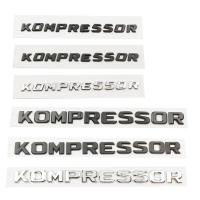 ราคา ABS Mercedes Benz KOMPRESSOR ตัวอักษรสัญลักษณ์ด้านหลังโลโก้ด้านข้างป้ายรถสติกเกอร์ C300 C200 C180 C63 C220 E63 E200 E300 E350 E220 (51856018675)