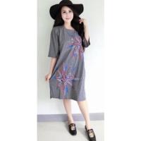 ราคา เดรสลายธงชาติ (Size สาวอวบ) (15461680987)