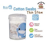 ราคา Kuku สําลีก้านบาง 260 ชิ้น Baby Cotton Bud Cotton Buds (23868880015)