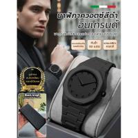 ราคา 【ทนน้ำได้】 นาฬิกาข้อมือควอตซ์สีดำ สไตล์โมเดิร์น นาฬิกาข้อมือ/ควอตซ์/สีดำ (27244589882)
