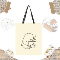 ราคา BEAR TOTE BAG-TOTE LEARNING BEAR BAG (19384268080)