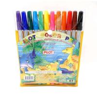 ราคา ปากกาสีน้ำ ปากกาเมจิก ปากแหลม ชุด 12 สี Pilot (13831625885)