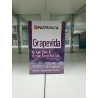 ราคา กล่องใหญ่ Nutrakal Grapevida 60 เม็ด (3951052544)