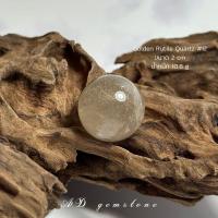 ราคา Golden Rutile Quartz | ไหมทอง #12 ✨ นำพาโชคลาภ ความมั่งคั่ง #sphere - AD gemstone (13251816770)
