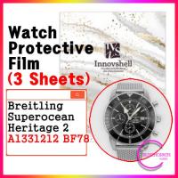 ราคา ฟิล์มกันรอยหน้าจอสําหรับ Breitling Superocean Heritage 2 (3 แผ่น) / A1331212 BF78 / ฟิล์มสติ๊กเกอร์ป้องกันรอยขีดข่วนและการปนเปื้อน (56852903239)
