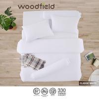 ราคา Woodfield ชุดผ้าปู + ผ้านวม *** สี Classic White สัมผัสนุ่มลื่น ส่งฟรี (20802083289)